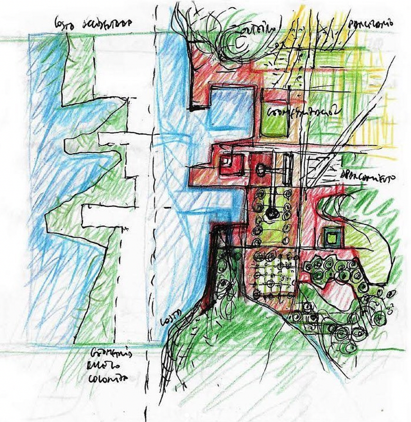 Planos del estudio de arquitectura Creus e Carrasco.