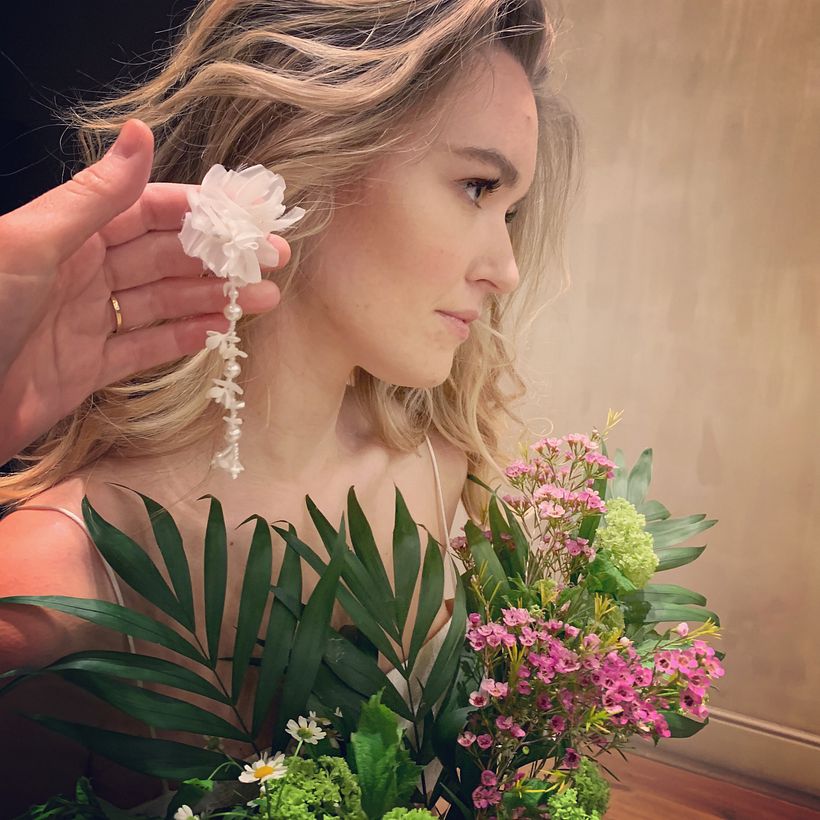 Pendientes novia e invitada