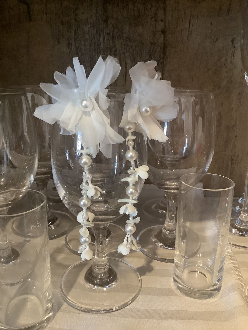 Pendientes fantasía novia