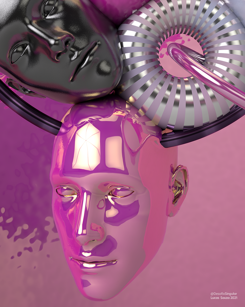 Meu projeto do curso: Design 3D para Instagram com Cinema 4D 4