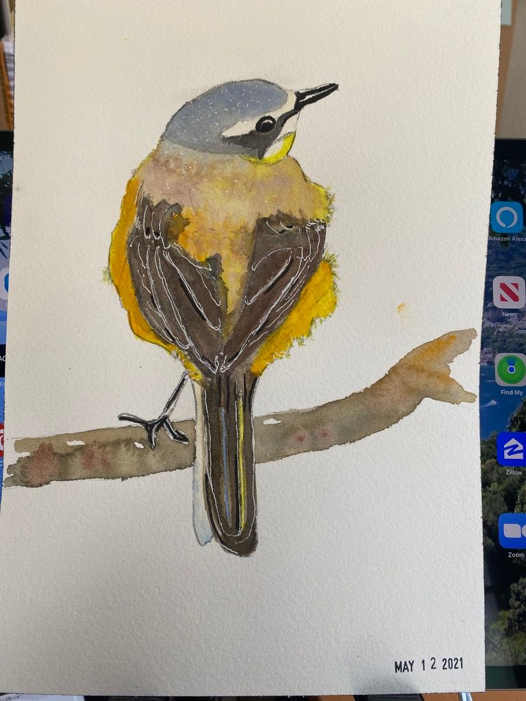 My project in Artistic Watercolor Techniques for Illustrating Birds course 4