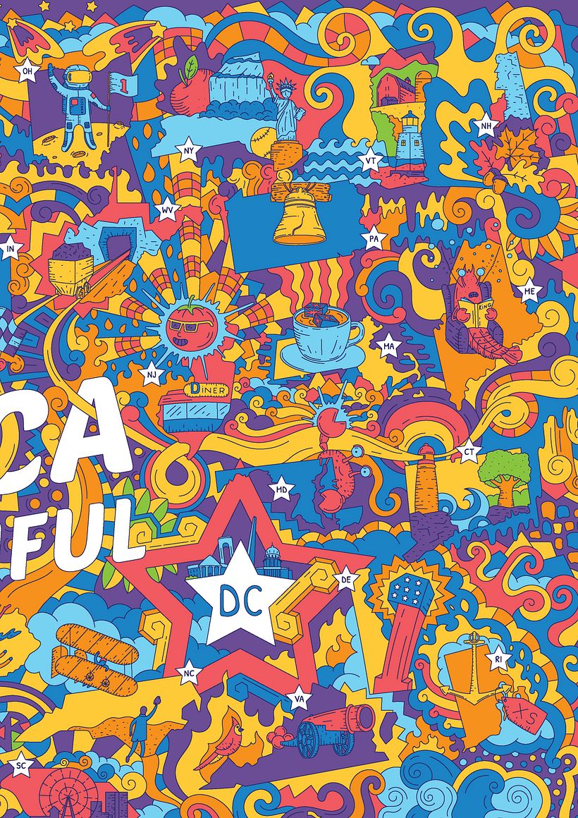 My project in Doodle-Style Vector Illustration course 4