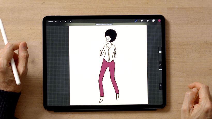Si arrastras un color a tu imagen solo será aplicado sobre la capa de referencia.