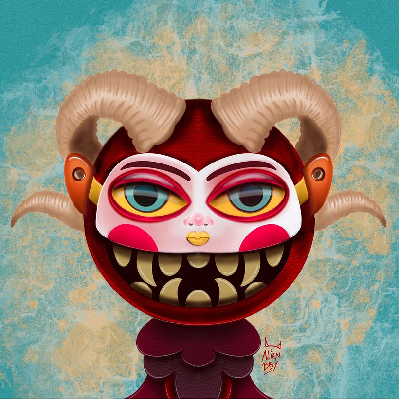 Mi Proyecto del curso: Ilustración digital con Procreate @alien_baby.art 7