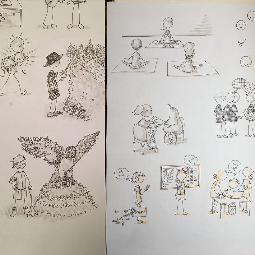 My project in The Art of Sketching: Transform Your Doodles into Art course 1