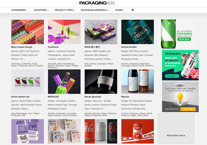 Packaging of the world.