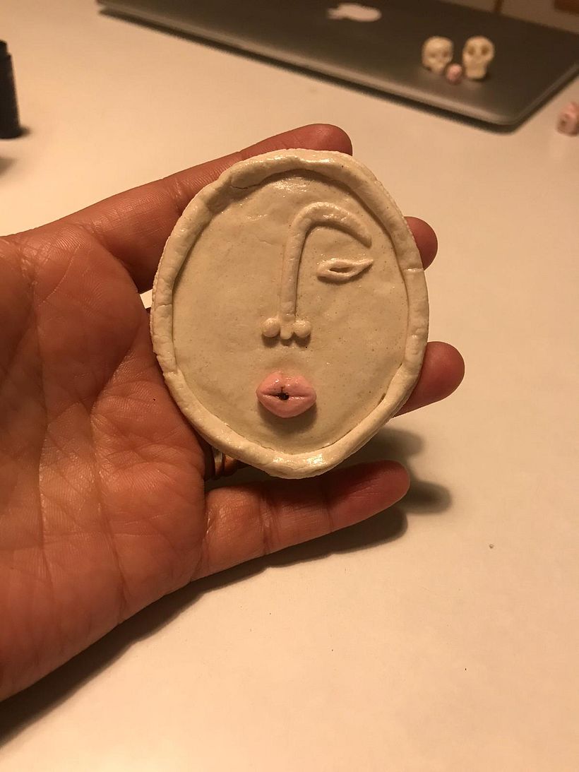 Incense holder made out of homemade clay
