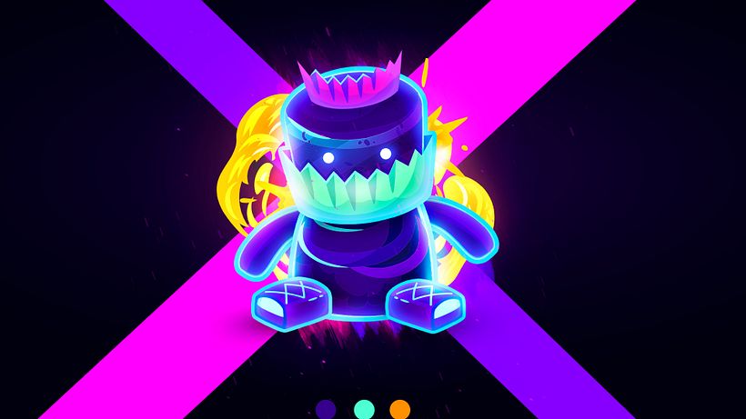 MONSTER 2D VECTOR BY OSCAR CREATIVO 3