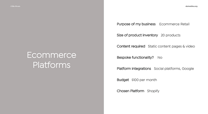 My project in E-Commerce Fundamentals: Launching an Online Store from Scratch course 14