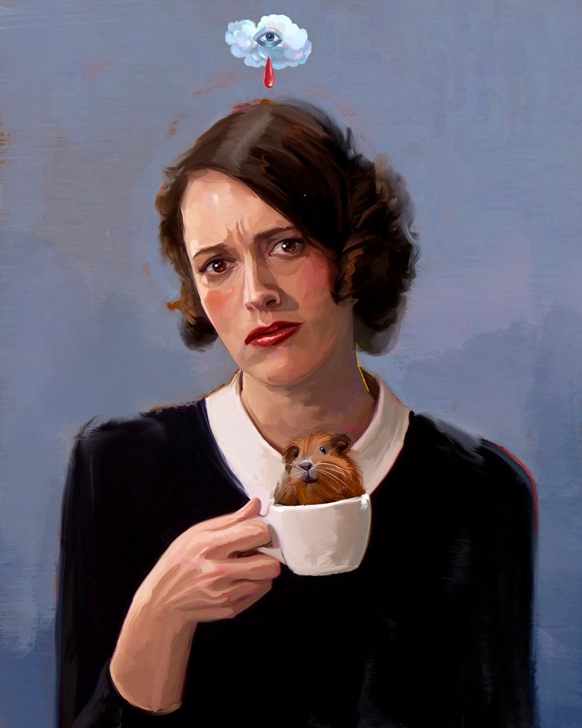 Illustration of the popular ‘Fleabag’ series by Álex de Marcos.