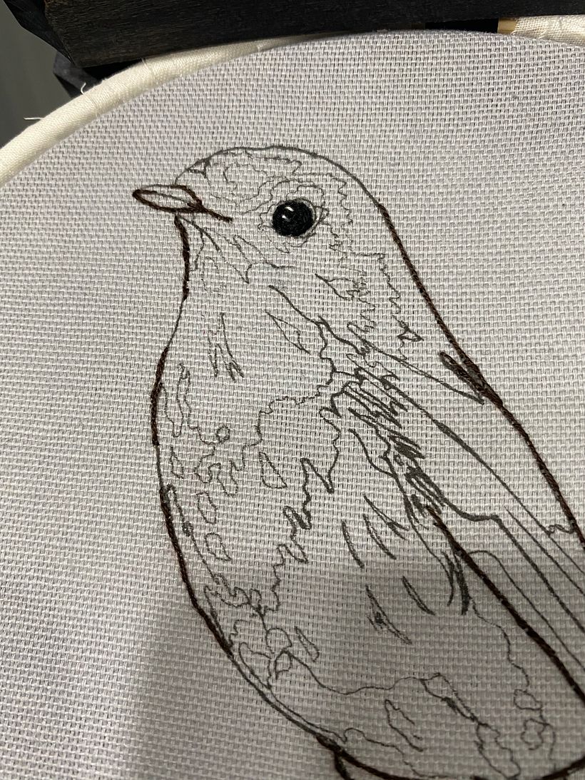 Mi Proyecto del curso: Pintar con hilo: técnicas de ilustración textil 6