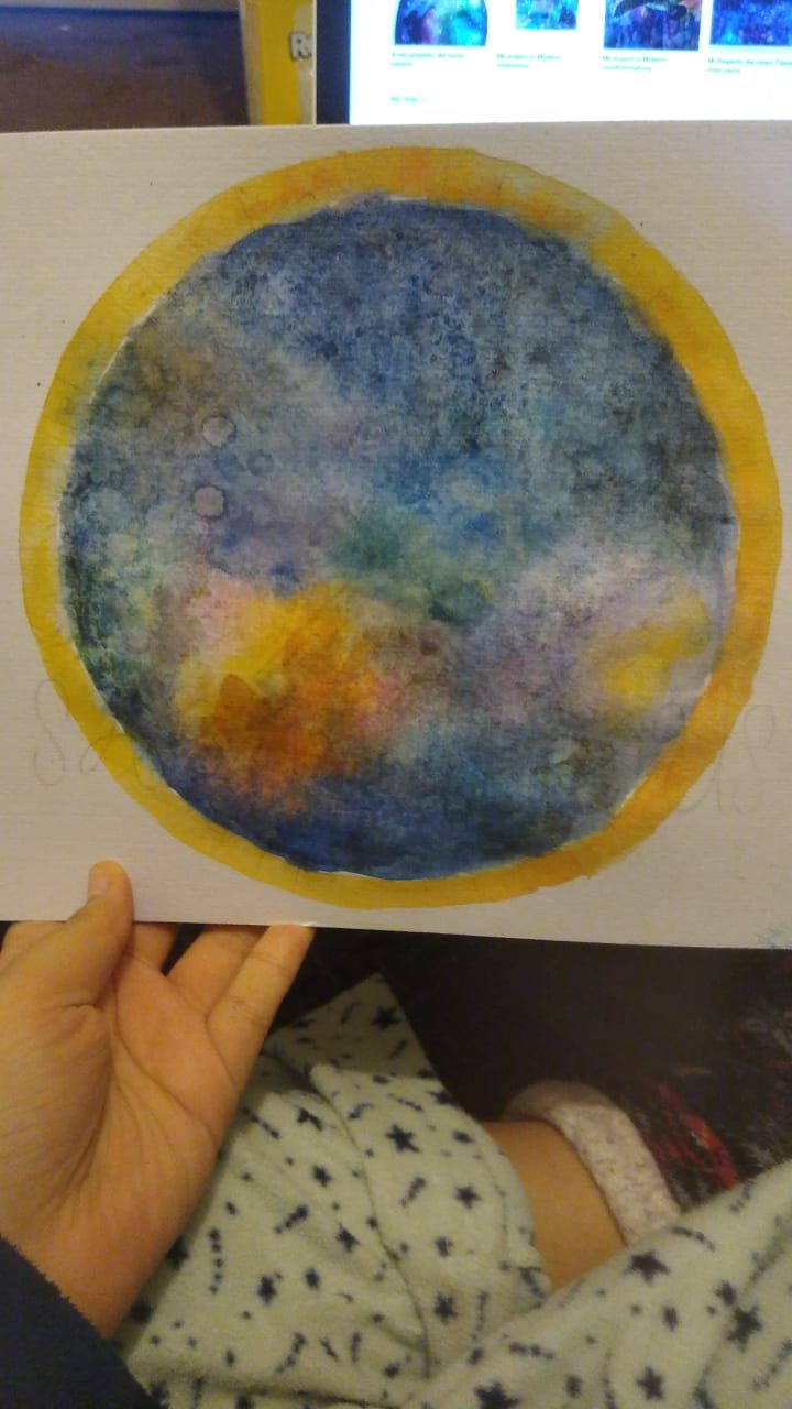 Poniendo más capas y utilizando la acetona con la sal