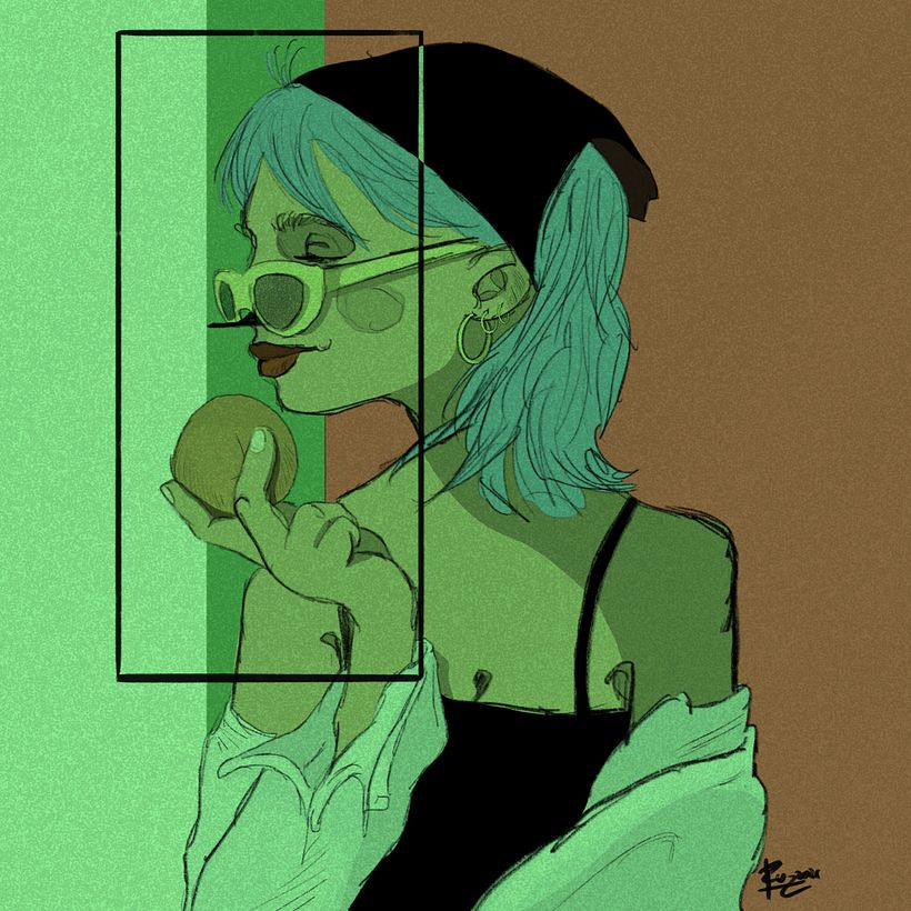Mi Proyecto del curso: Técnicas de dibujo tradicional con Procreate 1