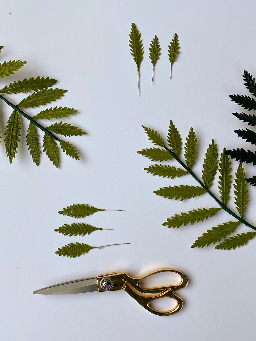 Ramo de lirios y margaritas en papel - Papercraft