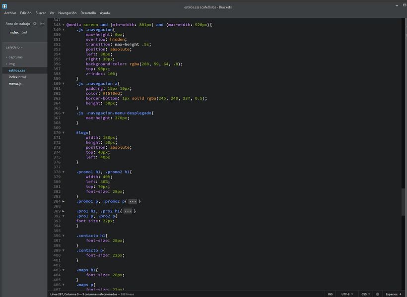 CSS - responsive 801px - 920px