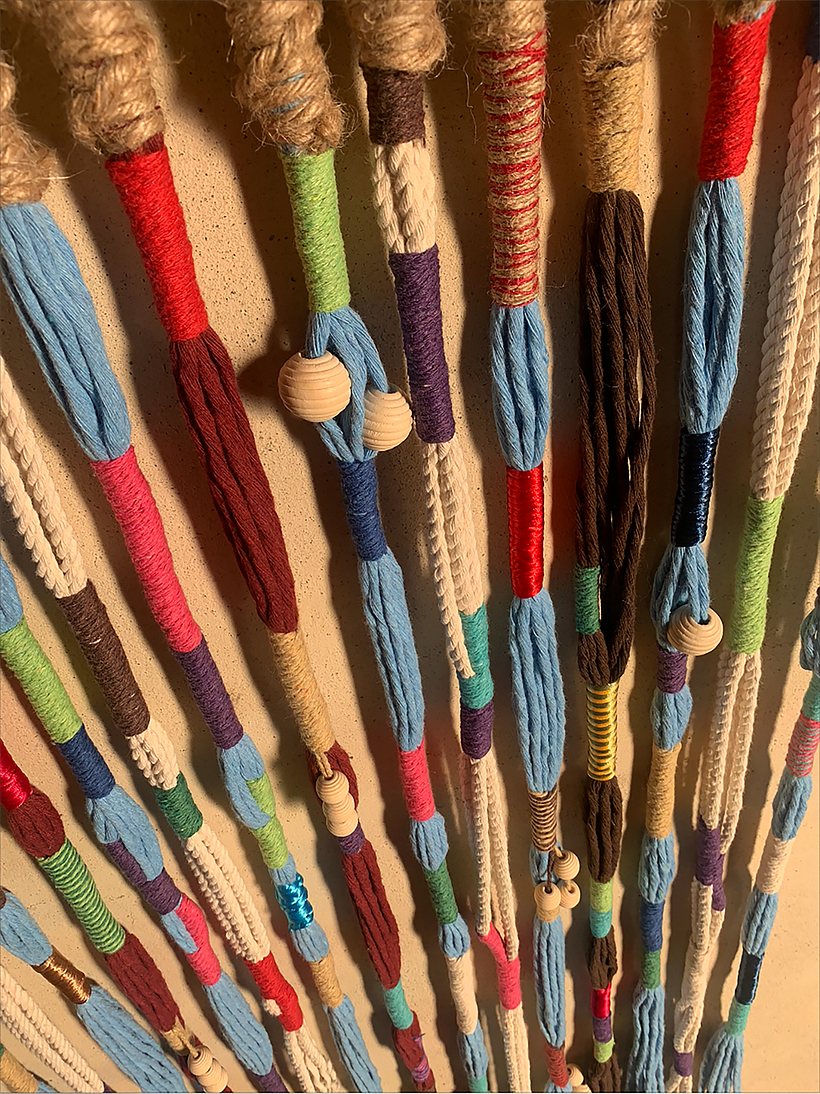 Mi Proyecto del curso: Macramé: técnicas de tejido envuelto 3