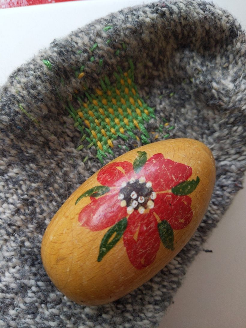 Visible Mending Socks: Colorful Knitwear Repair course 2