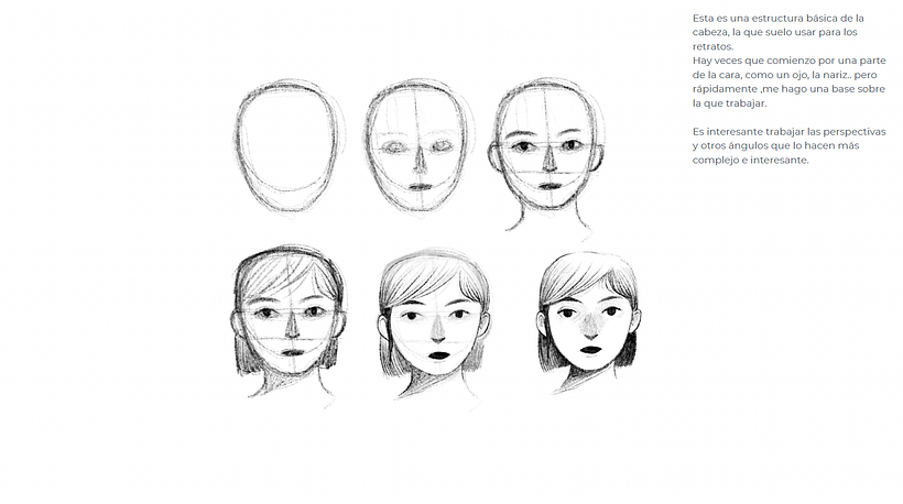 Imagen de la guía, en la que Laura te explica una de sus técnicas de dibujo.
