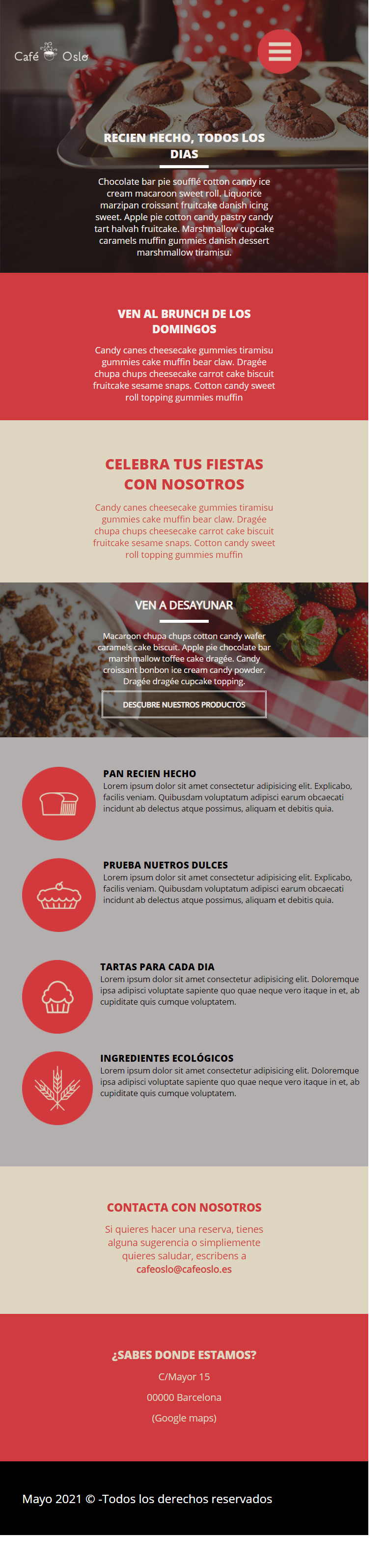CAFE OSLO RESPONSIVE