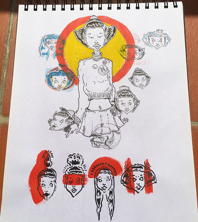 Big SketchBook - Characters/faces