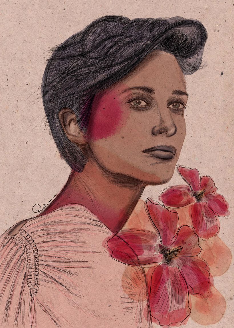 My project in Illustrated Portraits with Procreate course 1