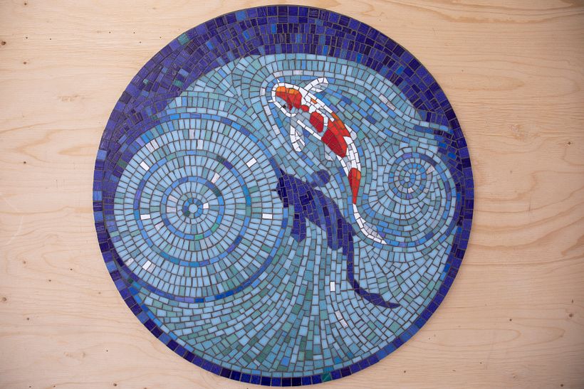 My project in Introduction to Mosaic Artwork course - Artesanía