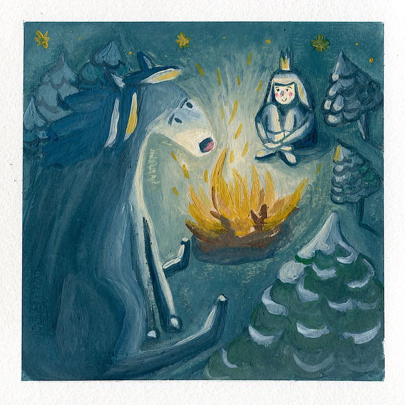 It is time to make it cozy! To sit by the fire and tell their stories to each other.