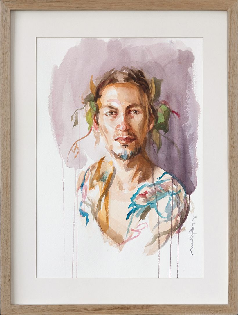 My project in Watercolor Portraits: Capture a Model's Personality course 14