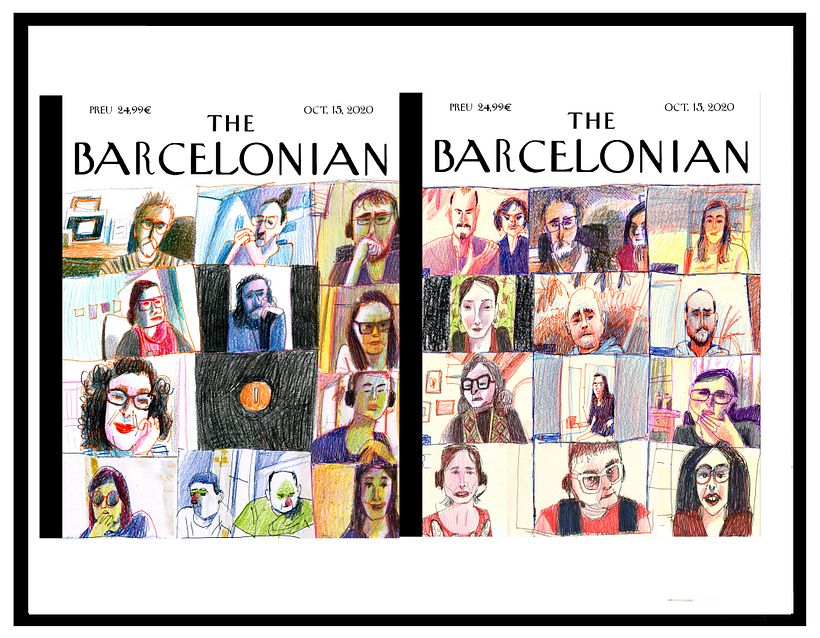 Ils m'ont demandé de faire une couverture pour le magazine THE BARCELONIAN, j'en ai donc profité pour inclure quelques dessins Zoom.