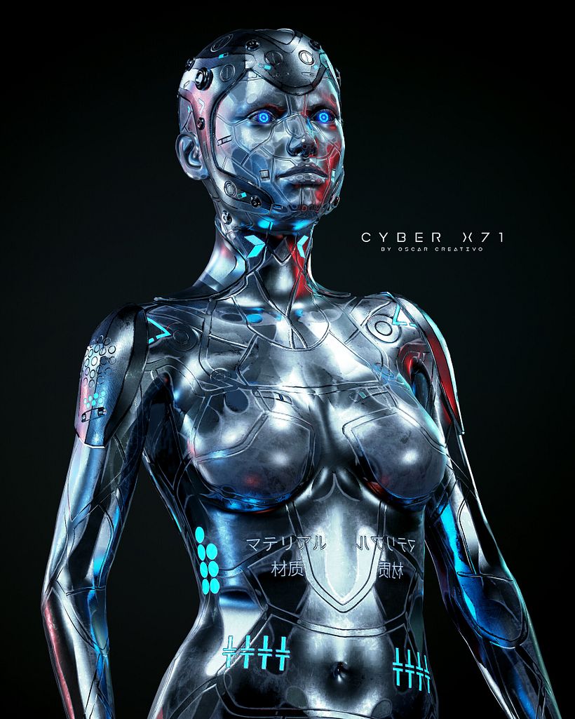 Cyber X71 Model free 3d - Zbrush By Oscar Creativo 3