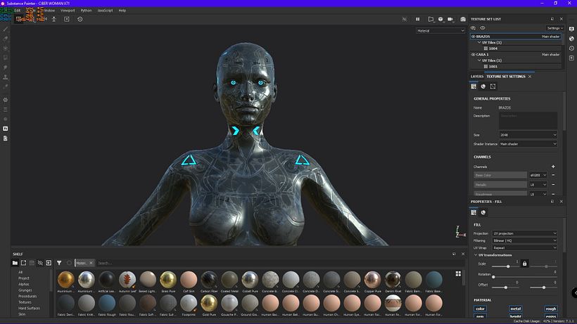 Cyber X71 Model free 3d - Zbrush By Oscar Creativo 6