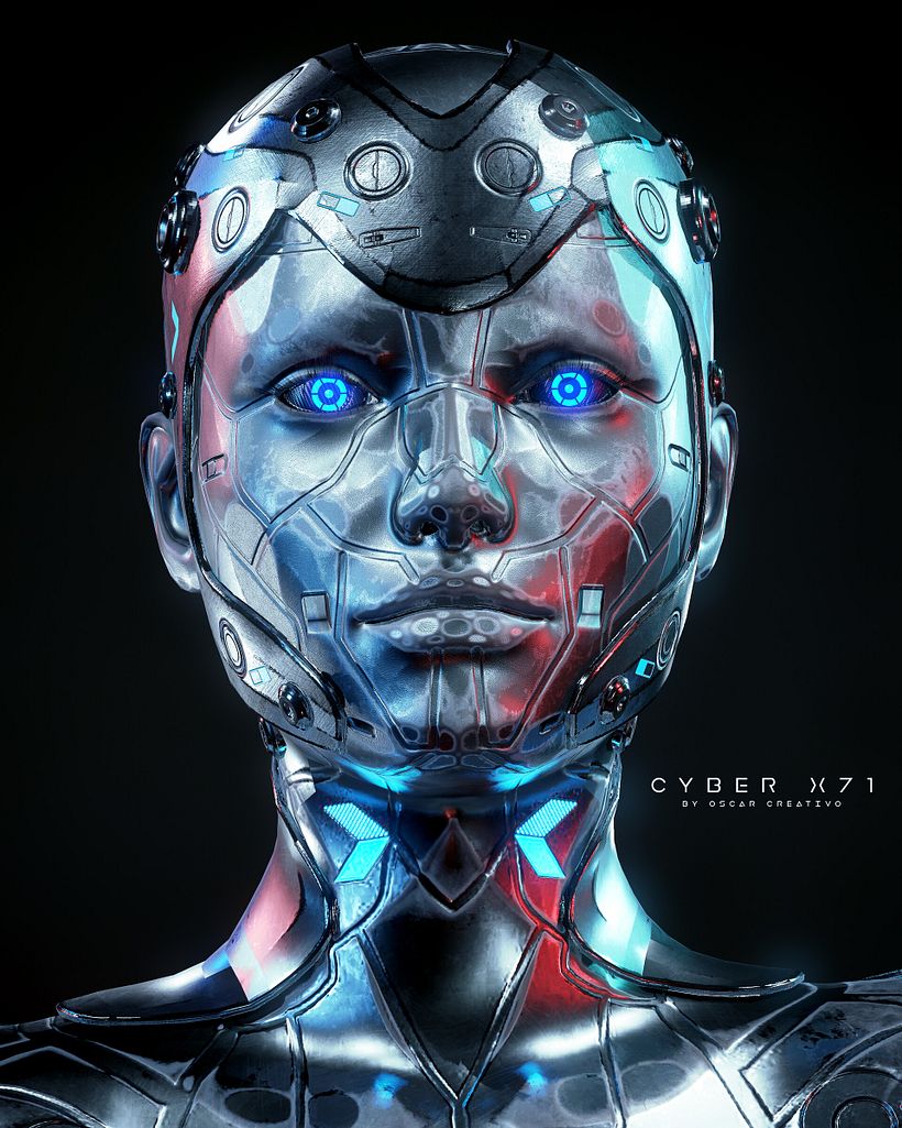 Cyber X71 Model free 3d - Zbrush By Oscar Creativo 2