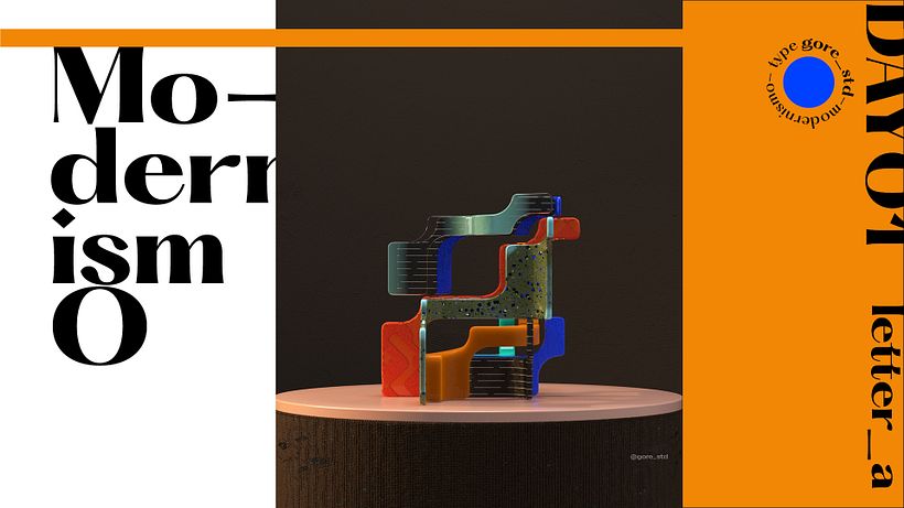 Modernismo_36 Days of type 2021 4