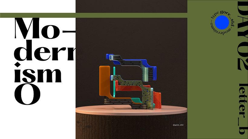 Modernismo_36 Days of type 2021 7