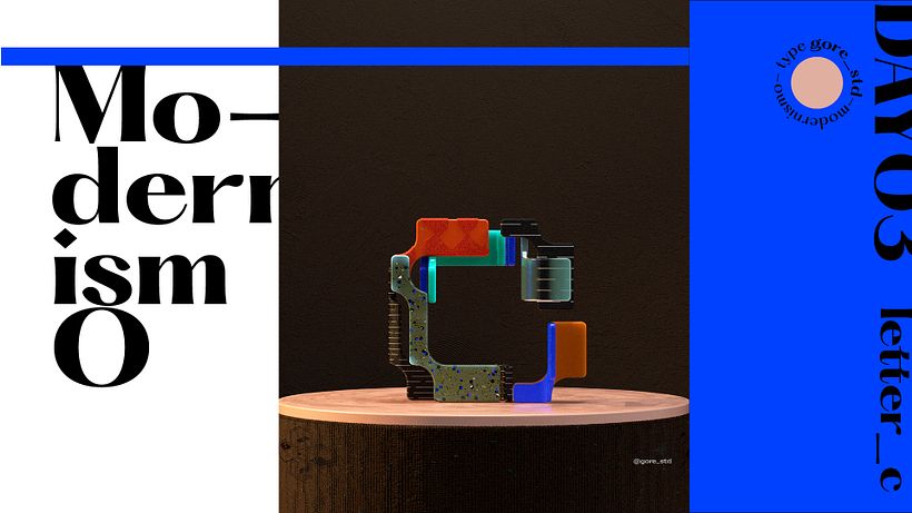 Modernismo_36 Days of type 2021 10