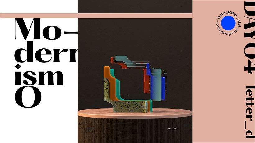 Modernismo_36 Days of type 2021 13