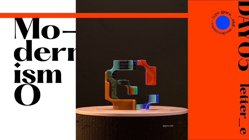 Modernismo_36 Days of type 2021 16
