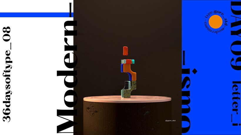 Modernismo_36 Days of type 2021 28