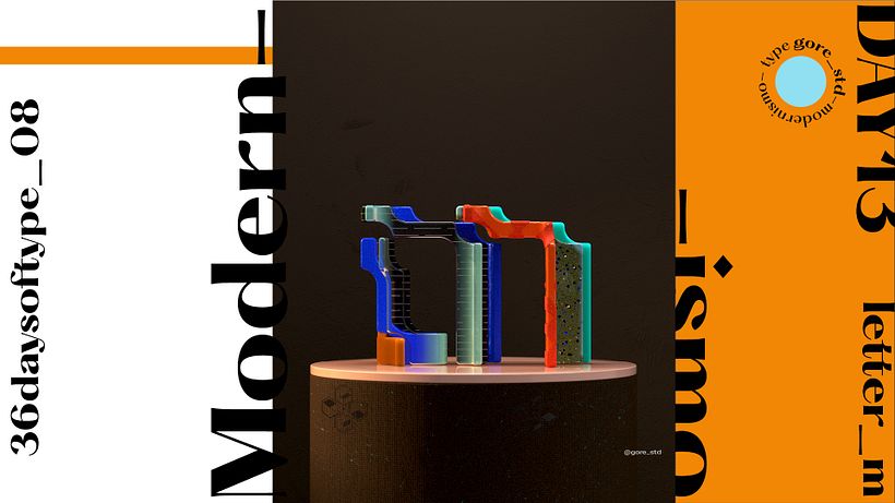 Modernismo_36 Days of type 2021 40
