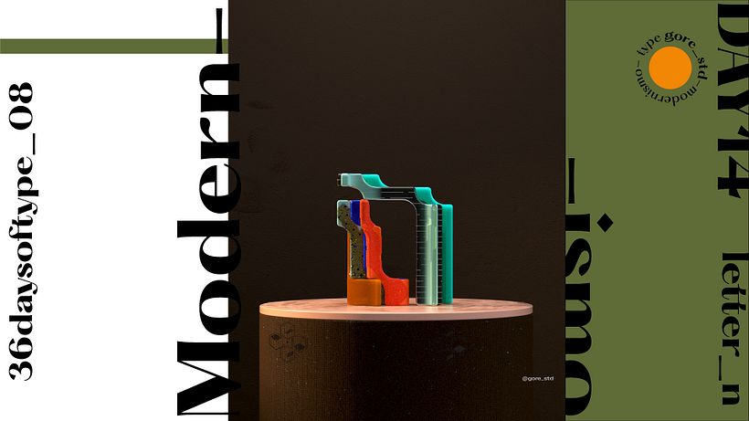 Modernismo_36 Days of type 2021 43
