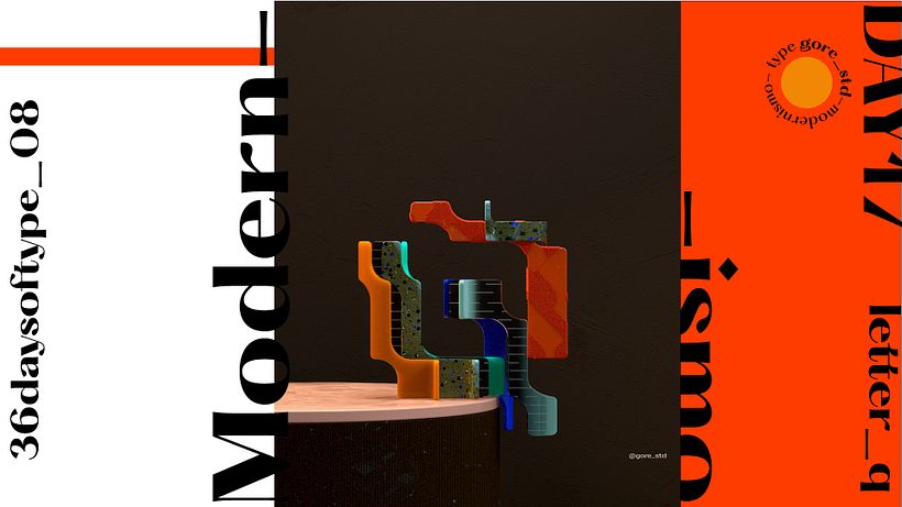 Modernismo_36 Days of type 2021 52