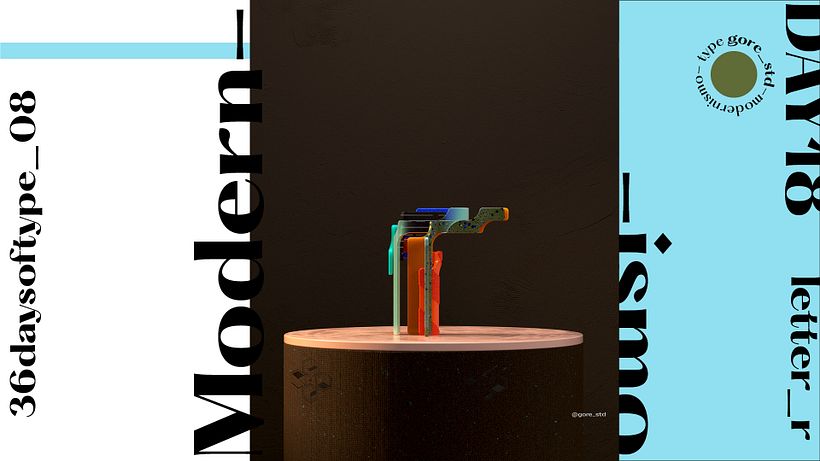 Modernismo_36 Days of type 2021 55