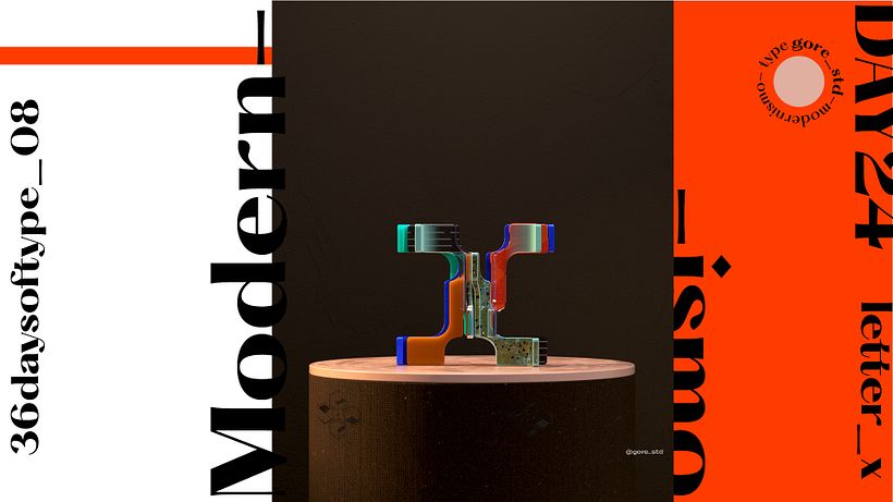 Modernismo_36 Days of type 2021 72
