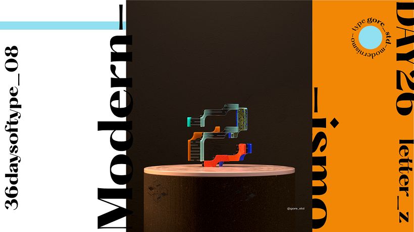 Modernismo_36 Days of type 2021 80