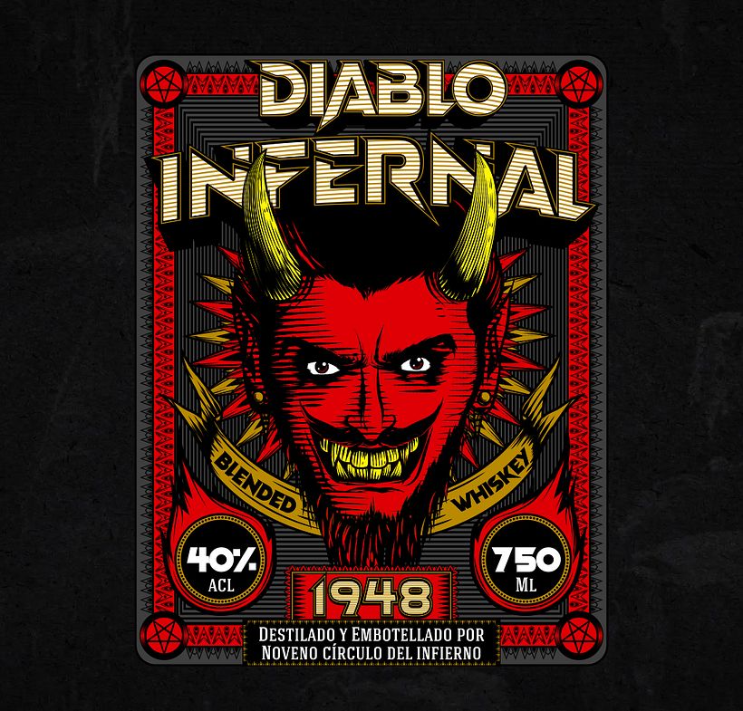 Diablo Infernal - Proyecto Final Técnicas de grabado digital 2