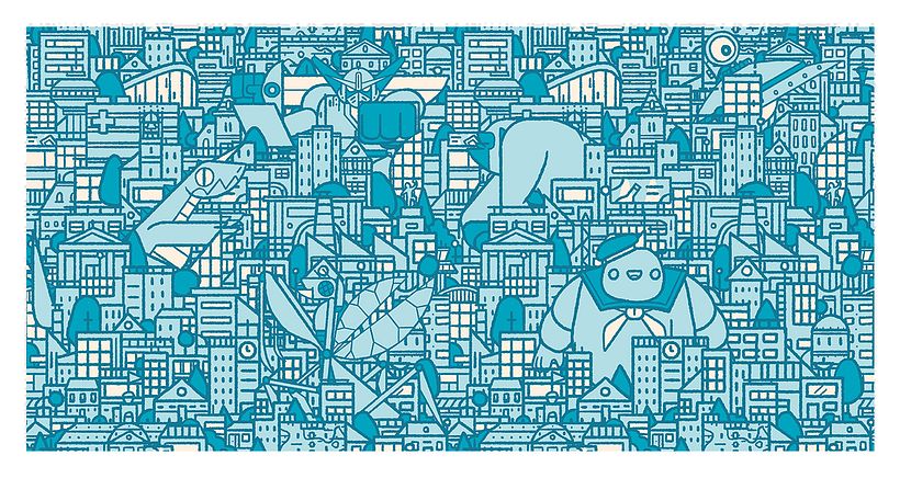 Mi Proyecto del curso: Pattern Design analógico y digital - HERE THEY COME - Serigrafía