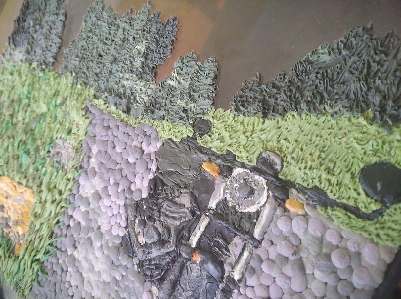 Meu projeto do curso: Introdução à pintura com massa de modelar 3