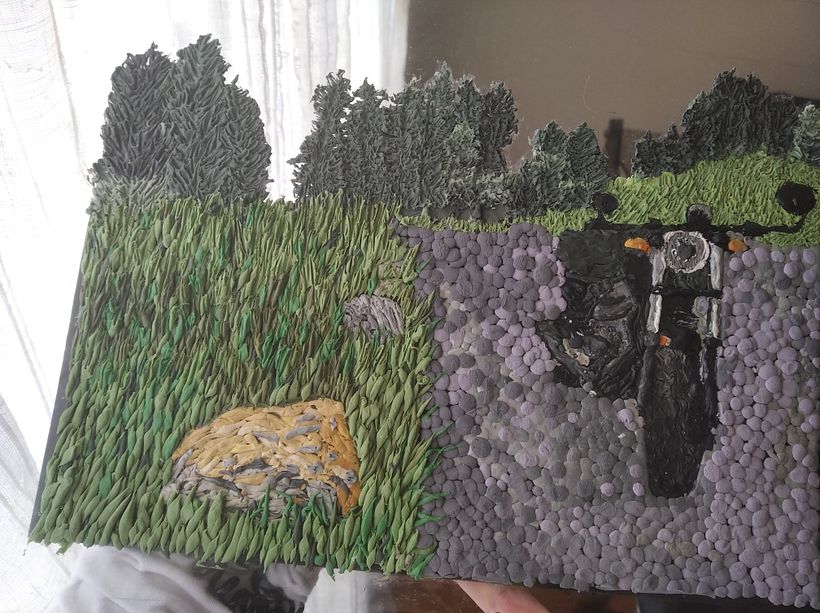 Meu projeto do curso: Introdução à pintura com massa de modelar 4