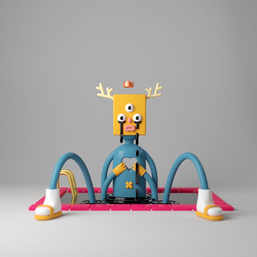 Character inspired by the music of Billie Eilish