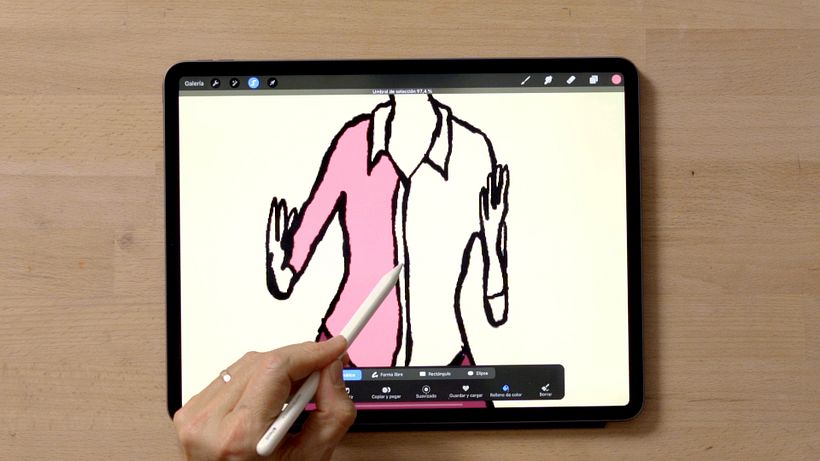 Esta função permite colorir todas as camadas com a mesma cor automaticamente